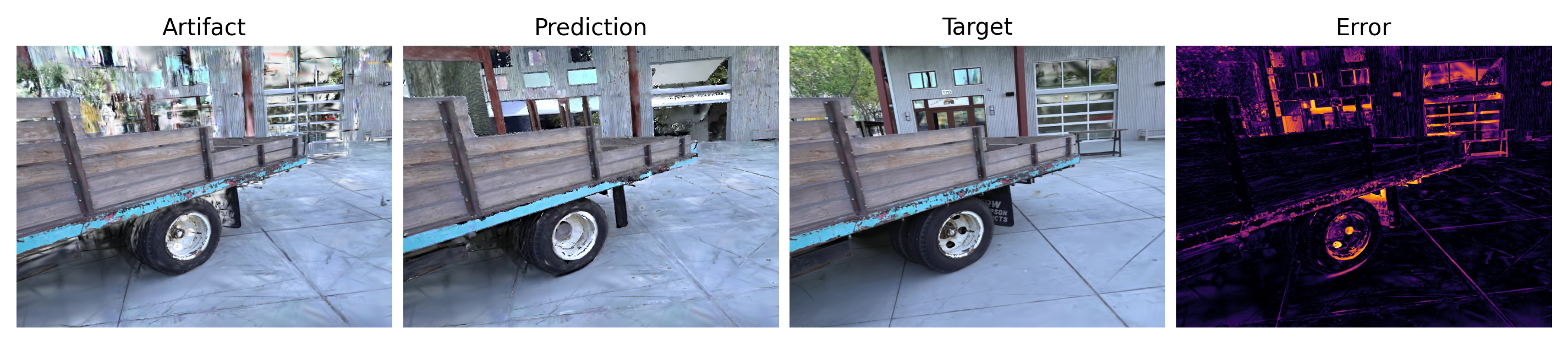 FLUX-Fill inpainting: effective on small masks; large regions can introduce non-existent structure.